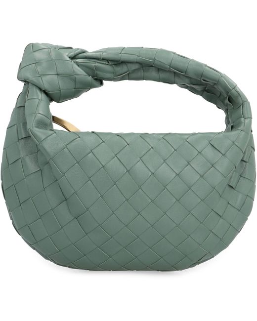 Bottega Veneta Green Mini Jodie Leather Bag