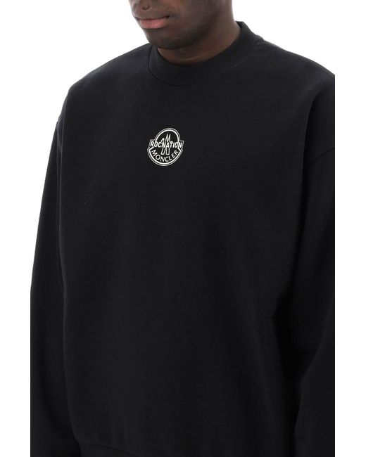 Moncler Genius Black Logo Sweatshirt for men