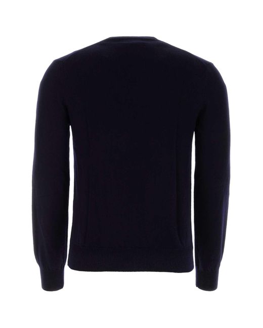 COMME DES GARÇONS PLAY Blue Midnight Wool Sweater for men