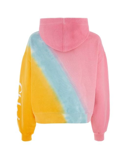 Chloé Pink Cotton Oversize Sweatshirt
