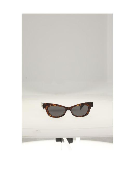 Céline White Sunglasses Triomphe 19 Acetate
