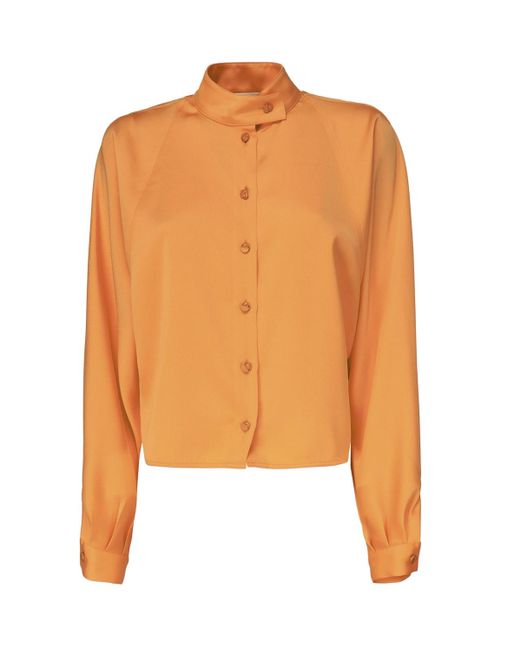Genny Orange Guru Collar Shirt