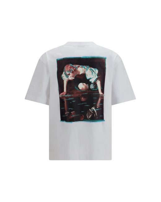 Off-White c/o Virgil Abloh Black T-Shirt Narciso Cotton T-Shirts for men