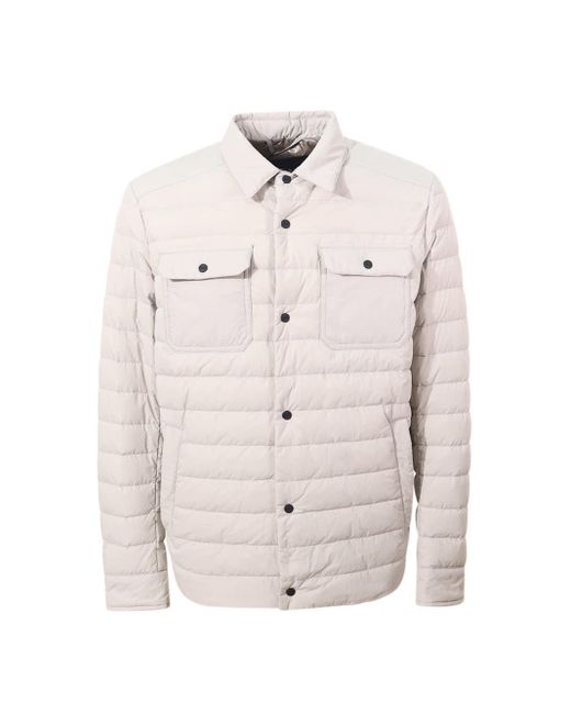 Herno White Shirt Style Jacket for men