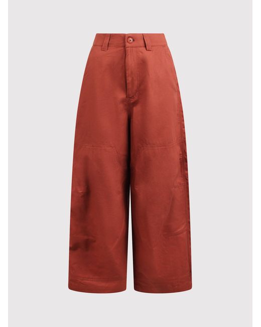 Sea Red Karina Cotton Trousers