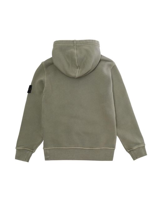 Stone Island Green Hoodie Sweater Cotton Hoods & Sweatshirts for men
