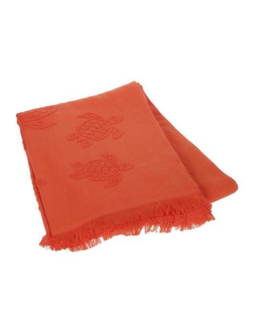 Vilebrequin Red Beach Towel for men