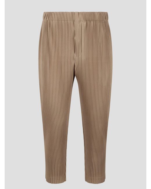 Homme Plissé Issey Miyake Natural Mc February Trousers for men