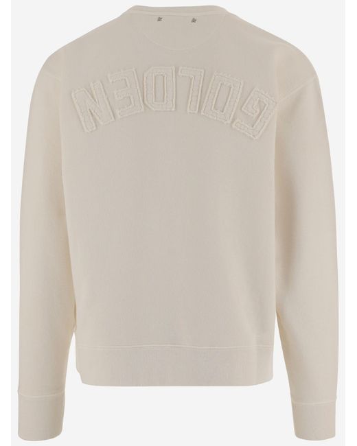 Golden Goose Deluxe Brand Natural Cotton Sweatshirt Knitwear
