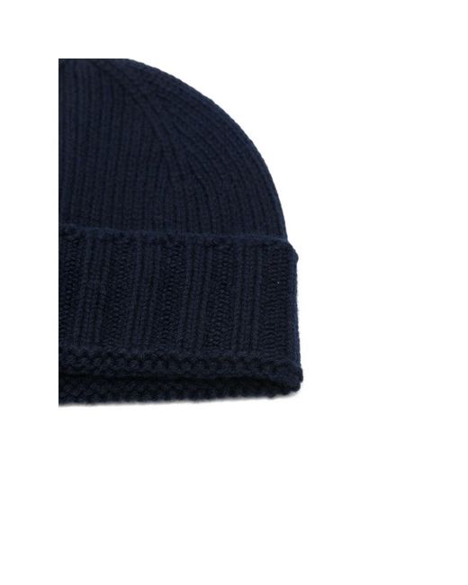 Fileria Blue Cashmere Cap Hat for men