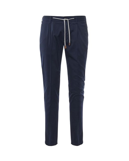 Eleventy Blue Jogger Pants for men