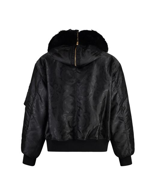 Versace Black Bomber Jacket for men