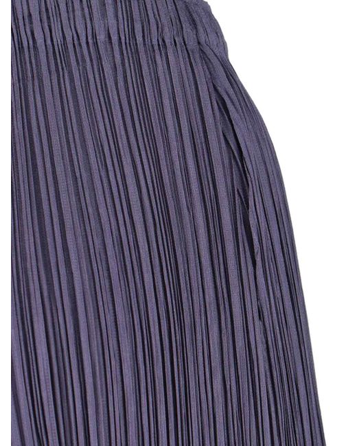 Pleats Please Issey Miyake Blue Pleated Pants