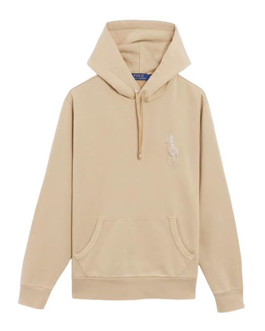 Ralph Lauren Men's Natural Sweatshirt With Logo
