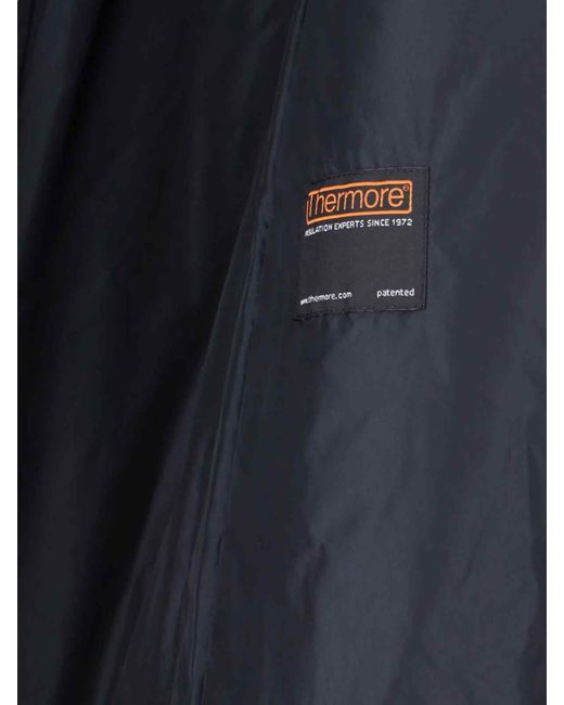 Aspesi Black Technical Fabric Coat