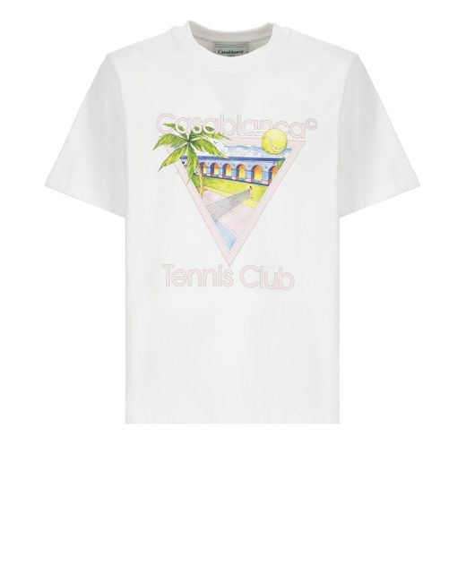 Casablancabrand White Tennis Club Icon T-Shirt