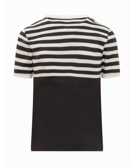 Givenchy Black 4g Stripes Cotton T-shirt