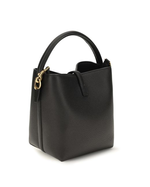 Saint Laurent Black Le 37 Bucket Bag Calf Leather Bos Taurus