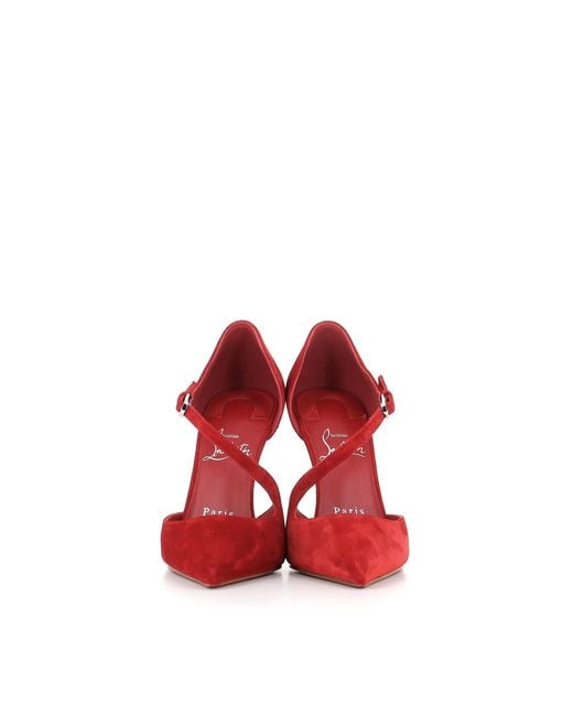 Christian Louboutin Red Décolleté Miss Zyggyta 100