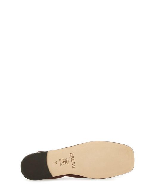 Hereu Brown Dancer Puntera Supplement Leather Shoe