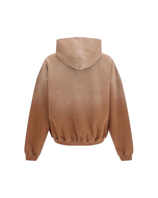 Represent Brown Hoodie Owners Club Cotton Sweatshirts for men
