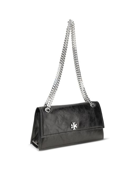 Tory Burch Black Shoulder Bag Kira Suede