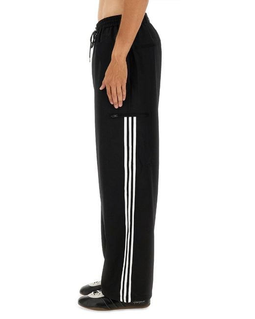Adidas Black Jogger Pants Recycled Polyester Trousers for men