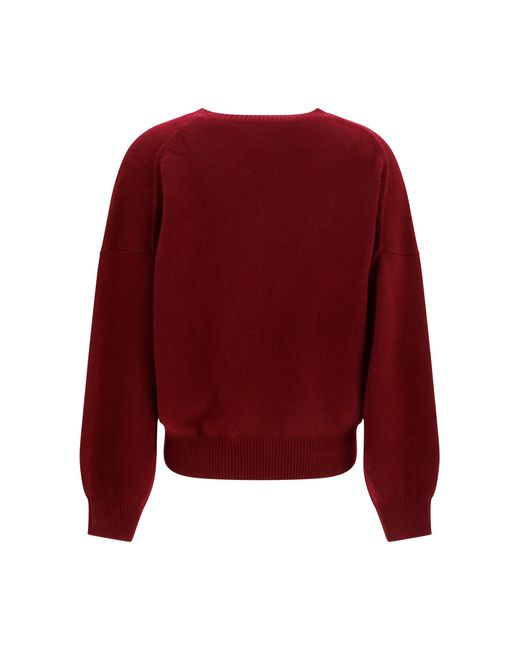 Lisa Yang Red Veira Sweater Kashmir/Capra Hircus
