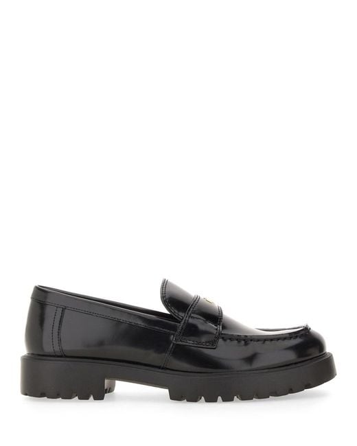 Tory Burch Black Loafers Mocassino Classico
