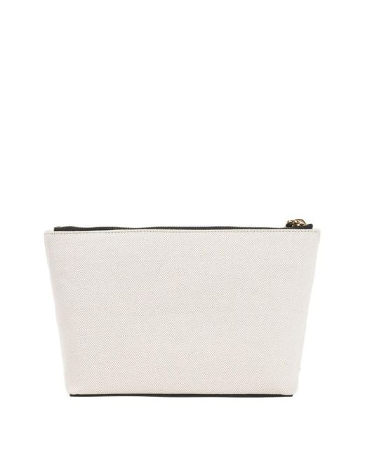 Givenchy White Lovo Cotton Pouch