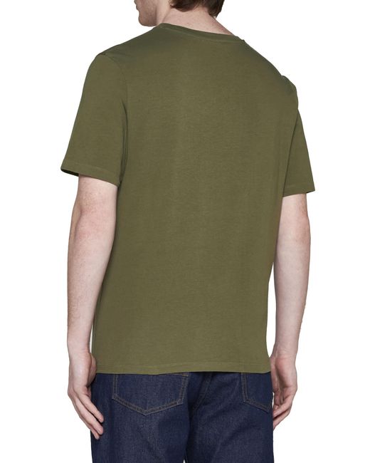 Maison Kitsuné Green T-Shirt for men