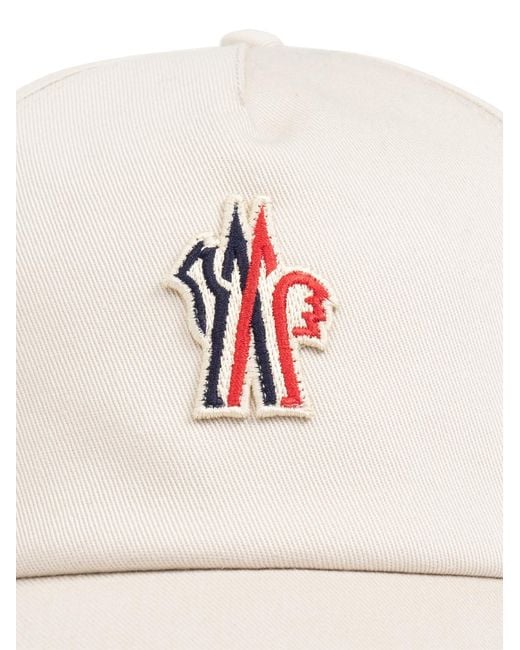 Moncler White Grenoble Logo Patch Baseball Cap Accessories Beanies & Hats for men