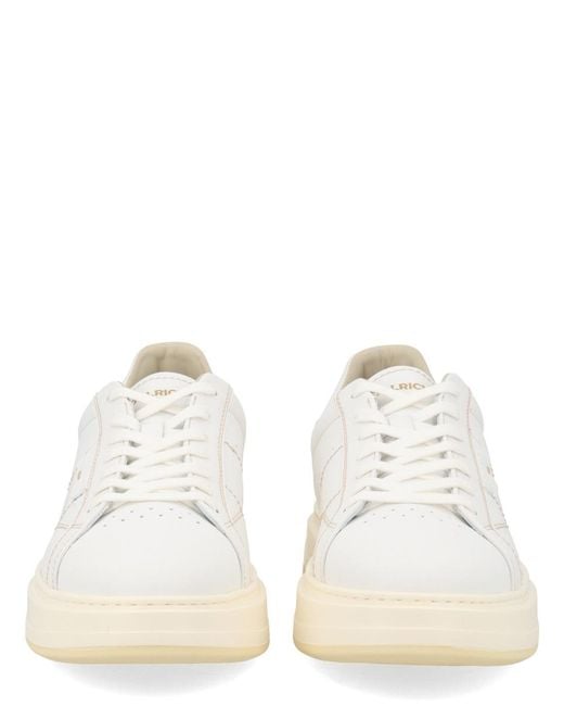 Woolrich Natural Sneakers Arrow Leather Trainers for men