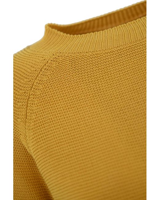 Weekend by Maxmara Yellow Linz Cotton Sweater