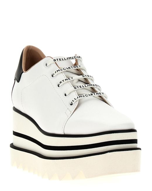 Stella McCartney White Polyethylene Wedge Sandals