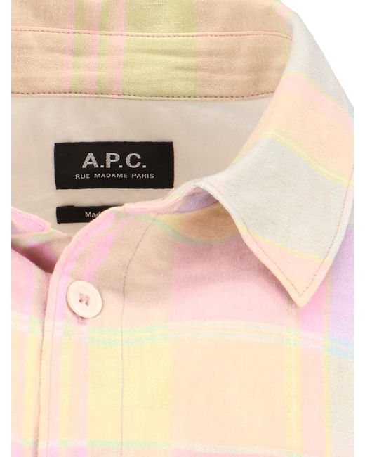 A.P.C. Pink Shirt for men