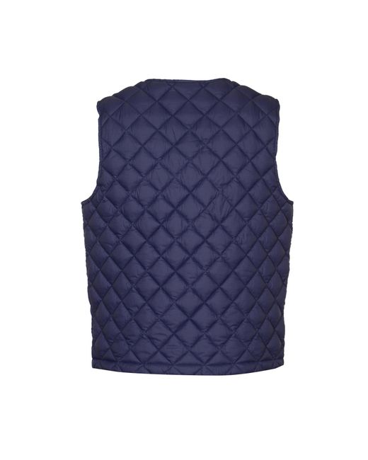 K-Way Blue Barnely Eco Light Warm Down Vest for men