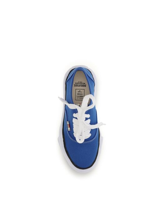 Maison Mihara Yasuhiro Blue Cotton Sneakers Upper: Cotton; Sole: Rubber