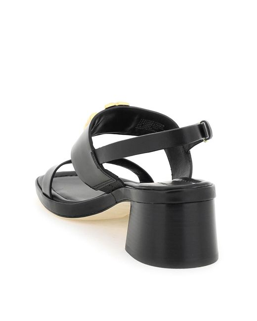 Tory Burch Eleanor Sandals in Black | Lyst