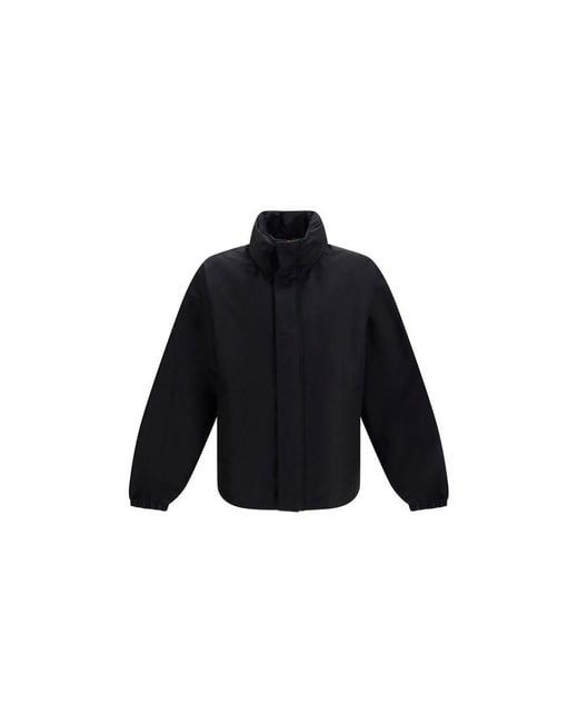Gucci Blue Cotton Full-Length Jacket Clothing for men