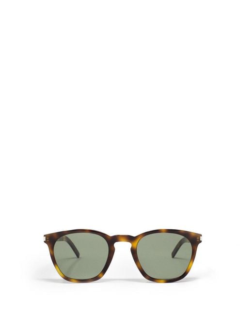 Saint Laurent Green Wellington Sunglasses