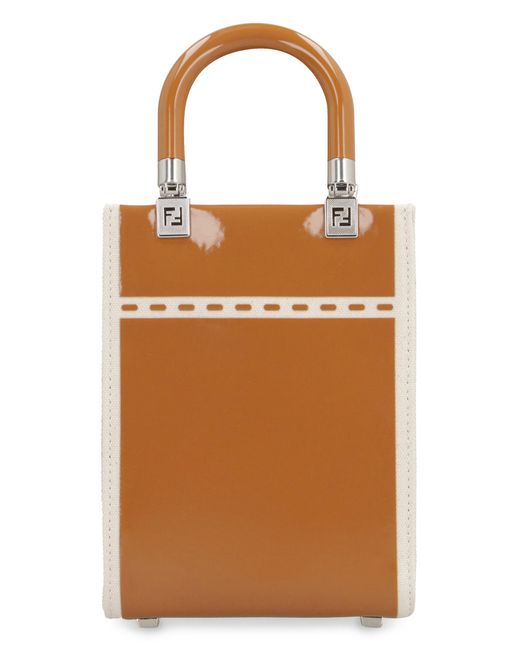 Fendi Brown Mini Sunshine Handbag