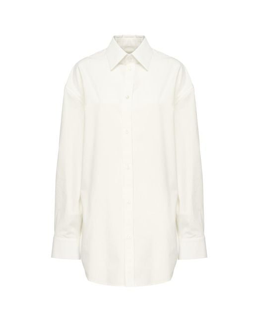 Saint Laurent White Shirts Cotton