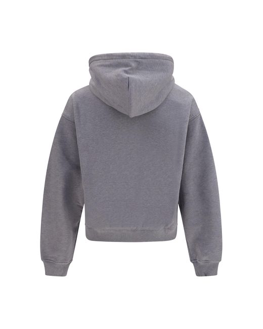 Dolce & Gabbana Gray Dolce & Gabbana Cotton Hoodie for men