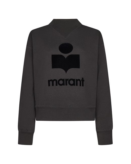 Isabel Marant Isabel Marant Étoile Black Cotton Sweatshirt