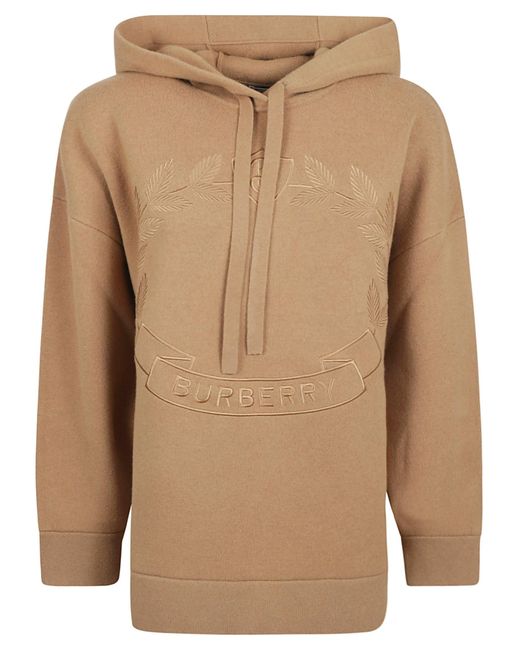 Burberry Brown Cristiana Hooded Sweater