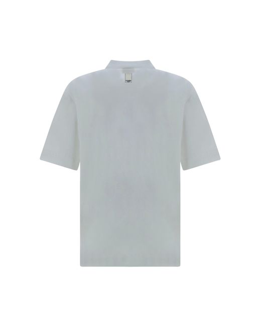 Fendi Gray Polo Shirts for men