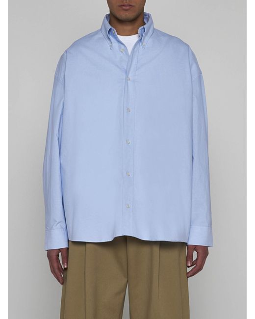 Studio Nicholson Blue Ruskin Cotton Shirt for men
