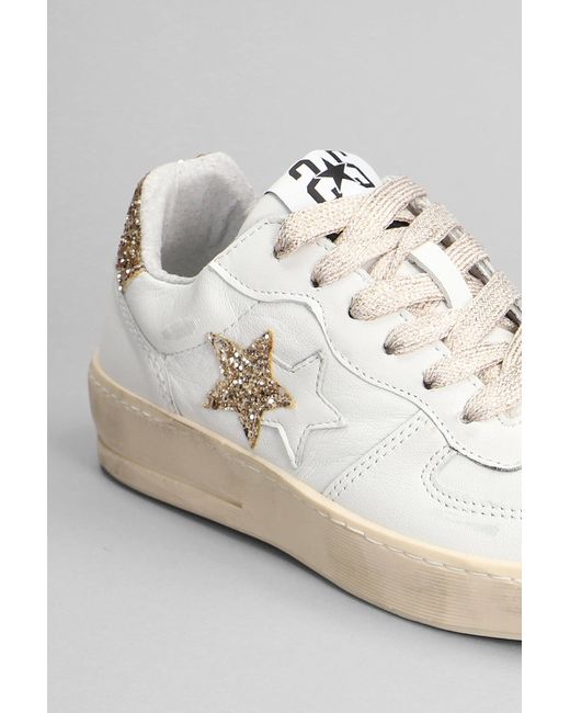 2 Star White Padel Star Sneakers