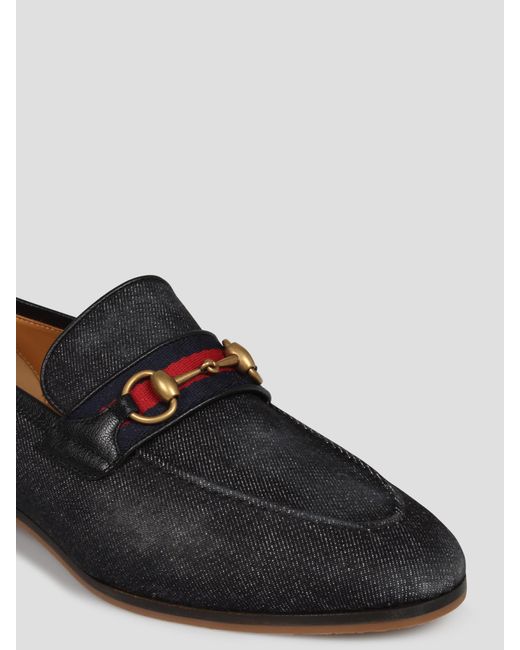Gucci White Horsebit Loafers for men